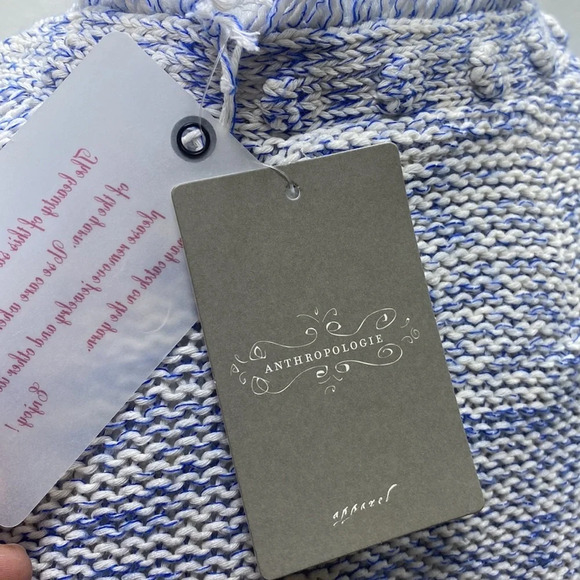 Anthropologie Angel Of The North Elliott Fringe Cardigan Sweater size medium - Picture 10 of 13